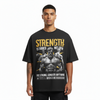 Strength Boxy Oversized T-shirt | Back Print