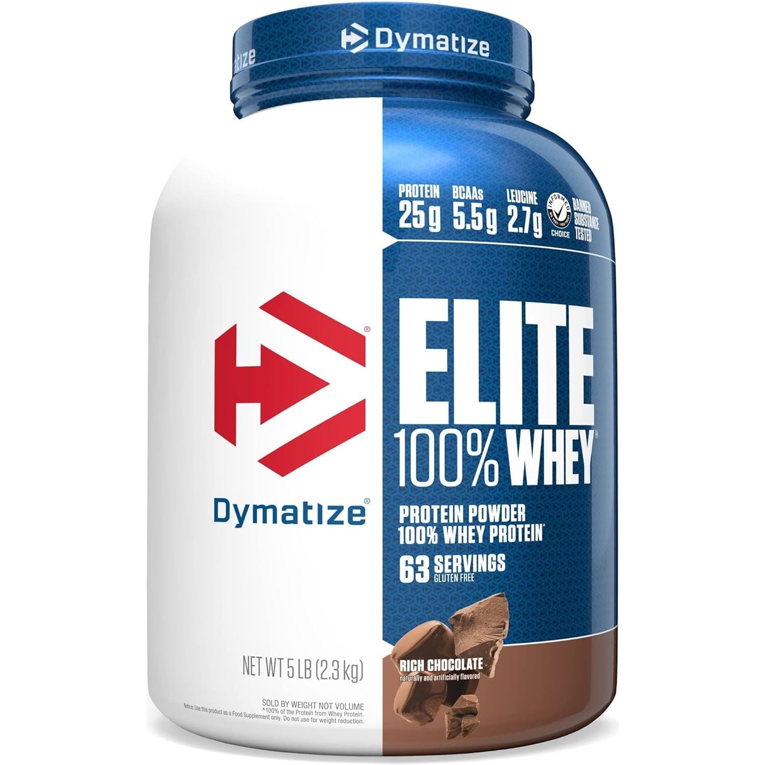 Elite 100% Whey Protein 63 Serves Gourmet Vanilla 2.3Kg
