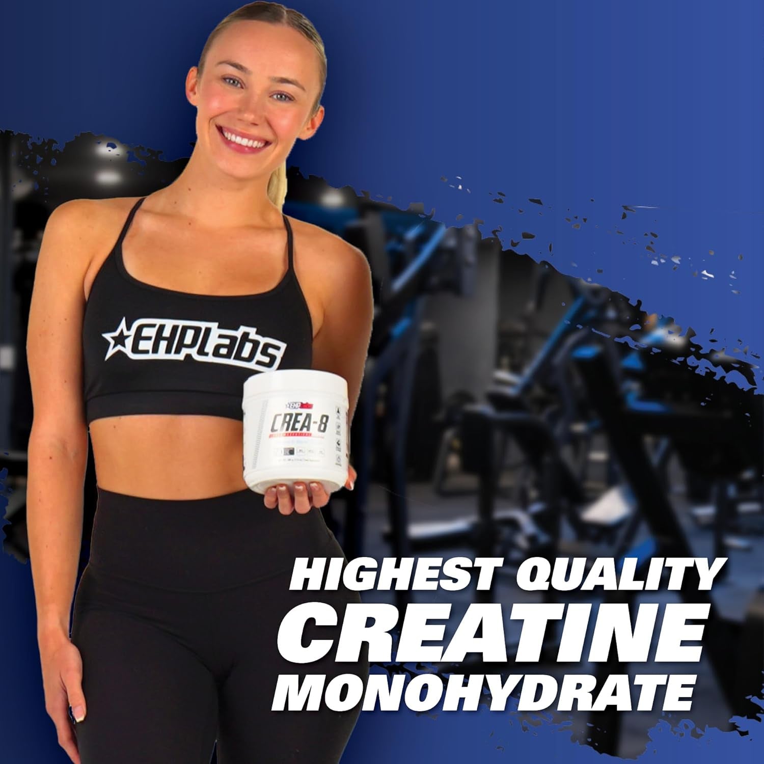 EHPLABS - CREA-8 Creatine Monohydrate Powder - 100 Servings (500G)