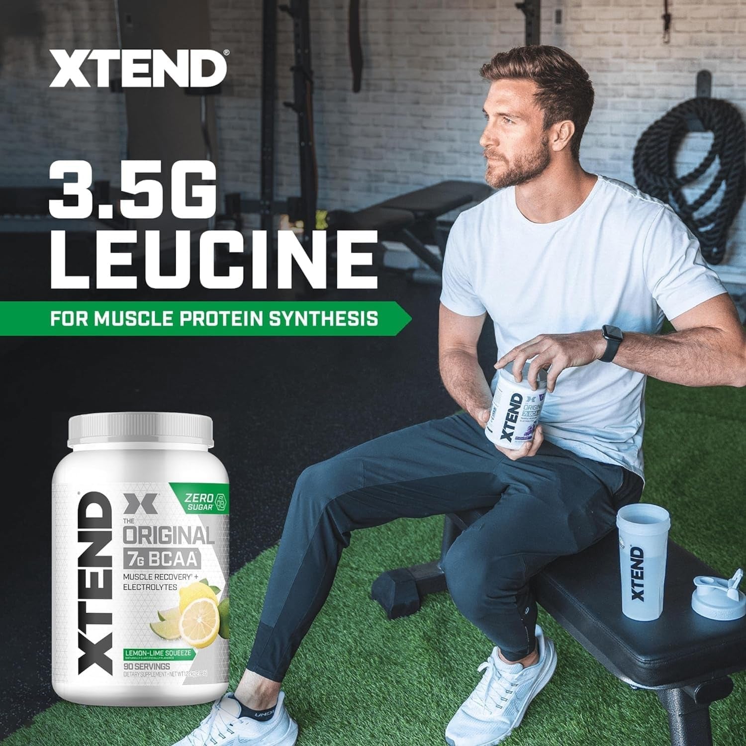 XTEND - Scivation - Amino Acids - Italian Lemon Lime Squeeze - 1.28 Kg - 90 Serves