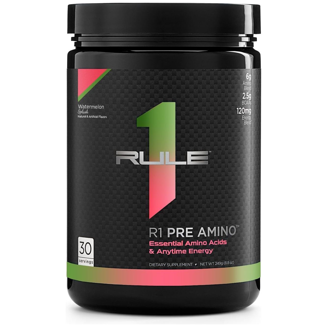 R1 Pre Amino Energy Boost Supplement 252 G, Blue Razz Lemonade (30 Servings)