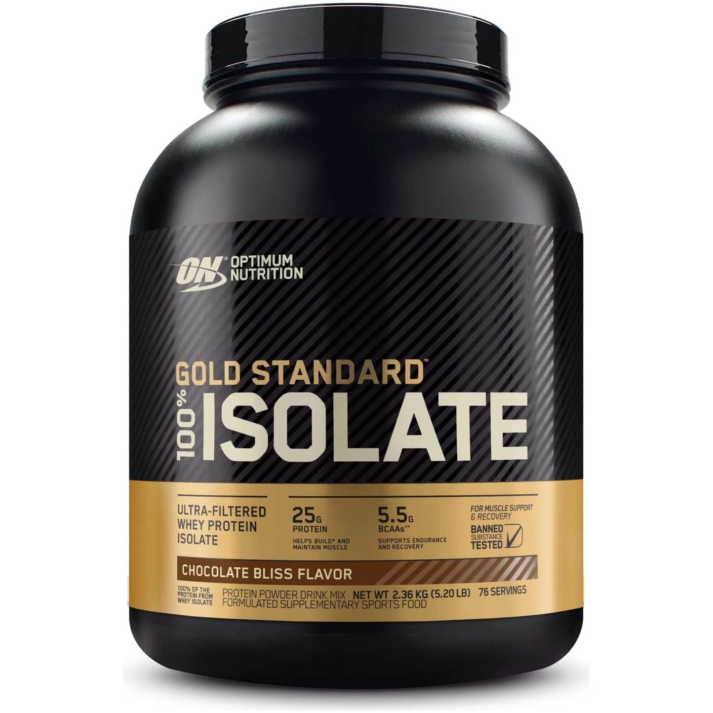 Gold Standard 100% Isolate Protein Powder, Chocolate Flavour, 2.36Kg