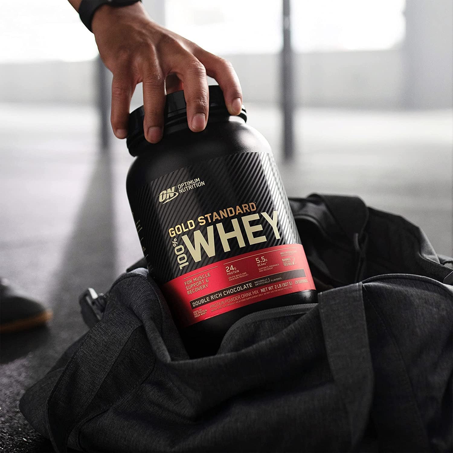 OPTIMUM NUTRITION Gold Standard - 100 Percent Whey Protein Powder - French Vanilla - 2.27Kg