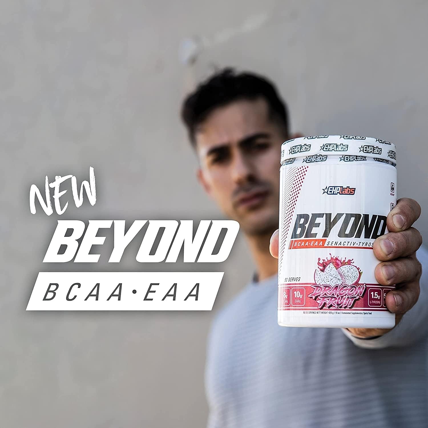 EHPLABS - Beyond BCAA + EAA - Essential Amino Acids 10G - Peach Candy Rings