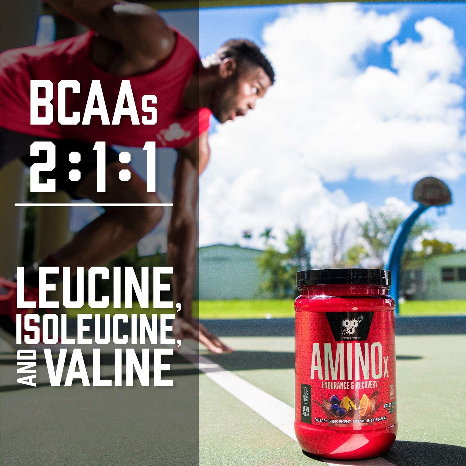 Amino X Endurance & Recovery BCAA Intra Workout, Grape, 435G, 30 Servings