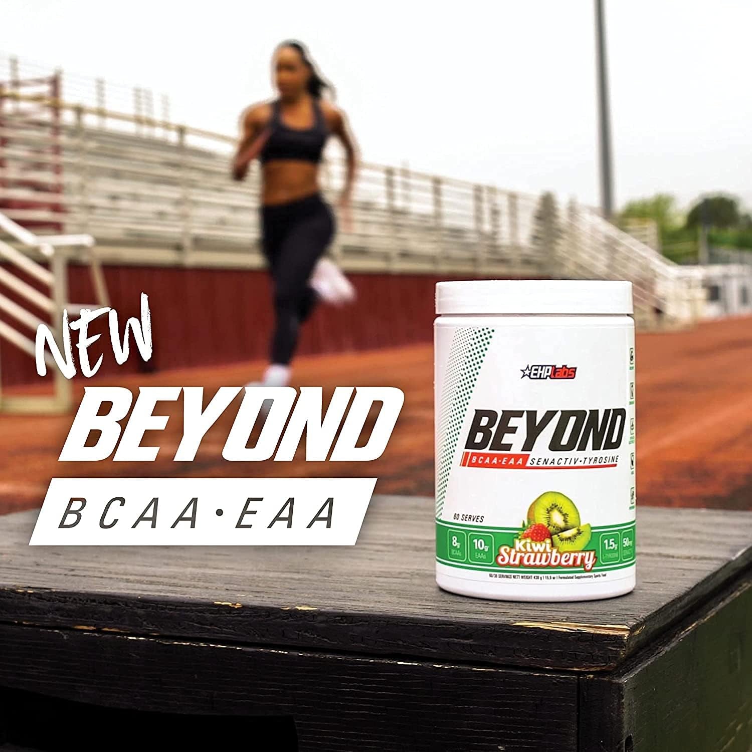 EHPLABS - Beyond BCAA + EAA - Essential Amino Acids 10G - Peach Candy Rings