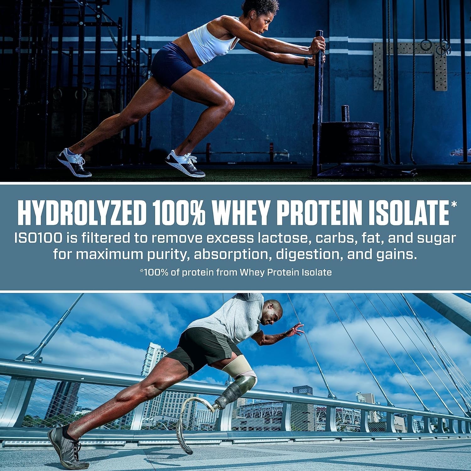 DYMATIZE - ISO 100 Hydrolyzed Whey Protein Isolate - Chocolate Peanut Butter - 2.3Kg - 71 Servs