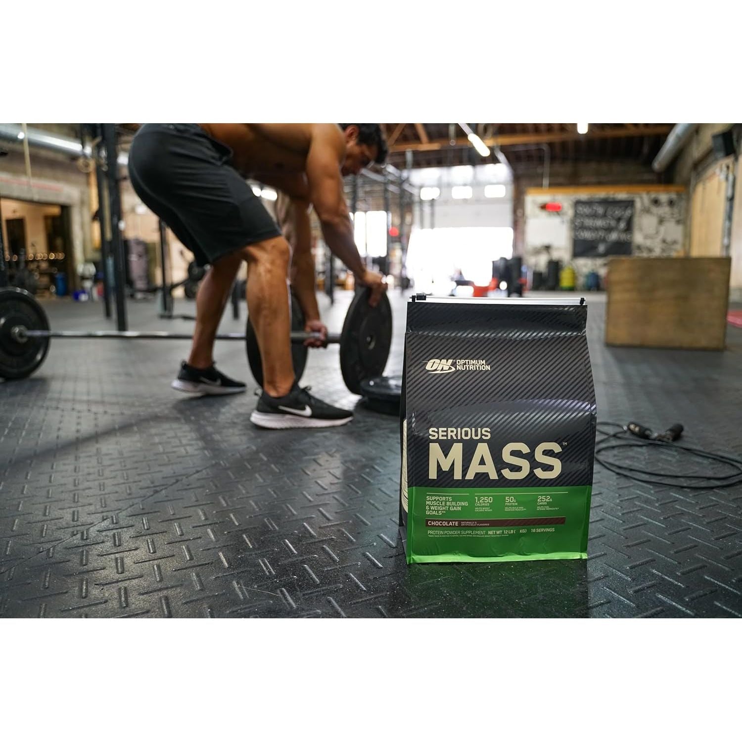 OPTIMUM NUTRITION - Serious Mass Protein Powder Gainer - Chocolate - 2.72Kg