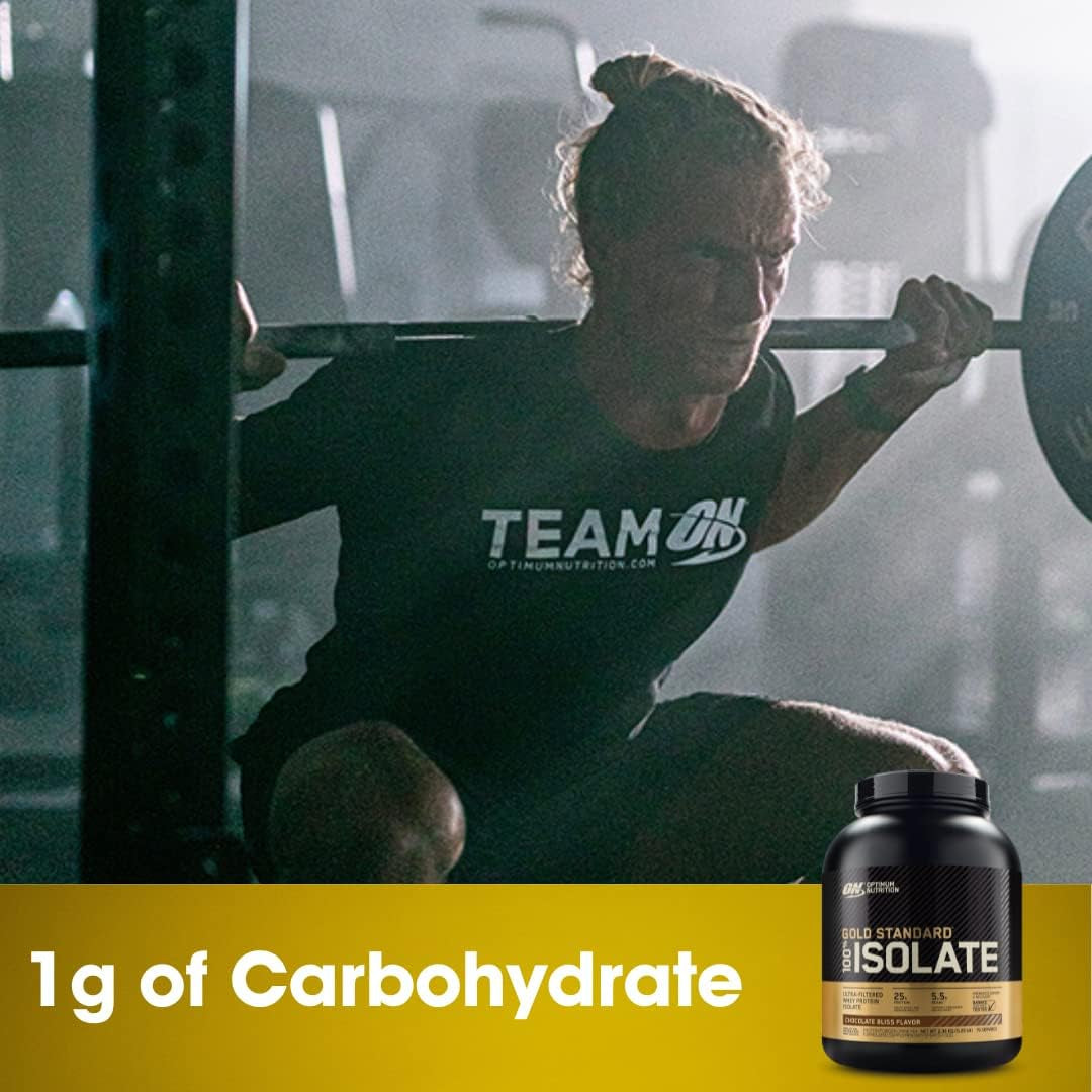 OPTIMUM NUTRITION Gold Standard - 100% Isolate Protein Powder - Chocolate Flavour - 2.36Kg