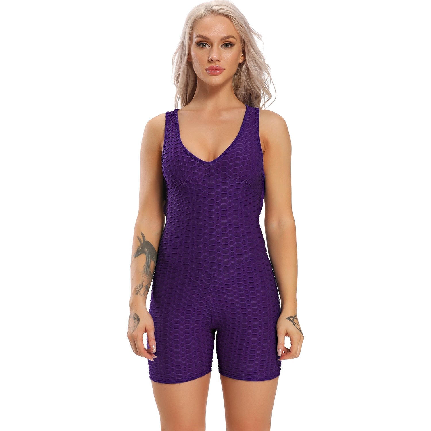 Chic Haven Waffle Jumpsuit