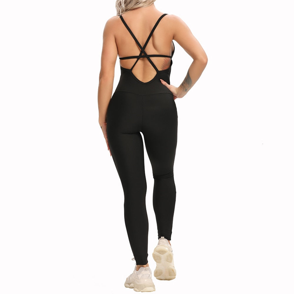 Elysian Elegance Crisscross Jumpsuit