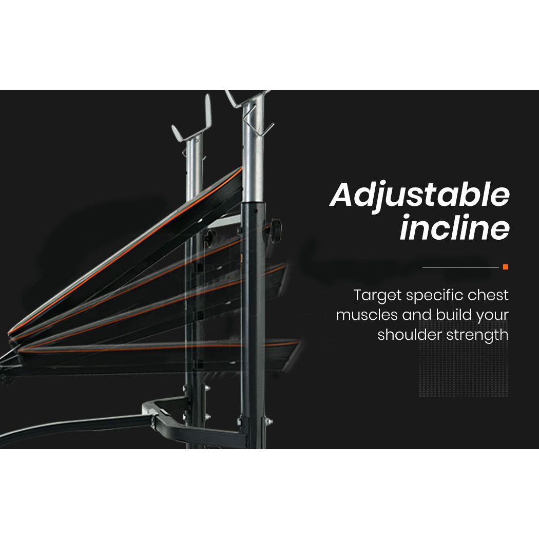 PROFLEX Weight Bench Workout Gym Press Adjustable Home Lifting Fitness Incline