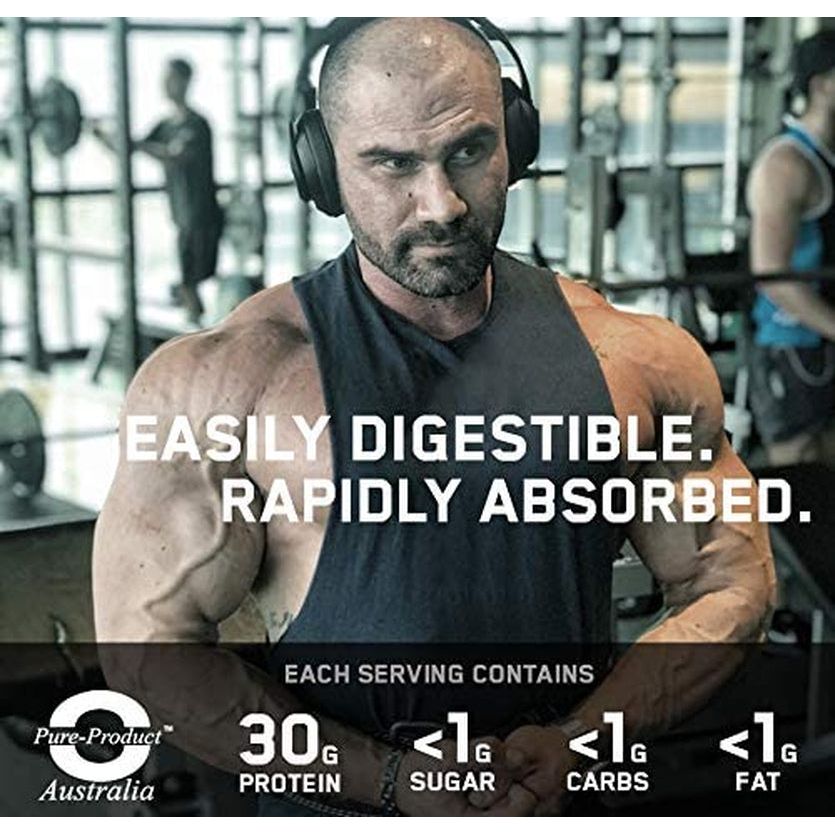 PURE PRODUCT AUSTRALIA - 100% Whey Protein Isolate - CHOCOLATE - 1Kg