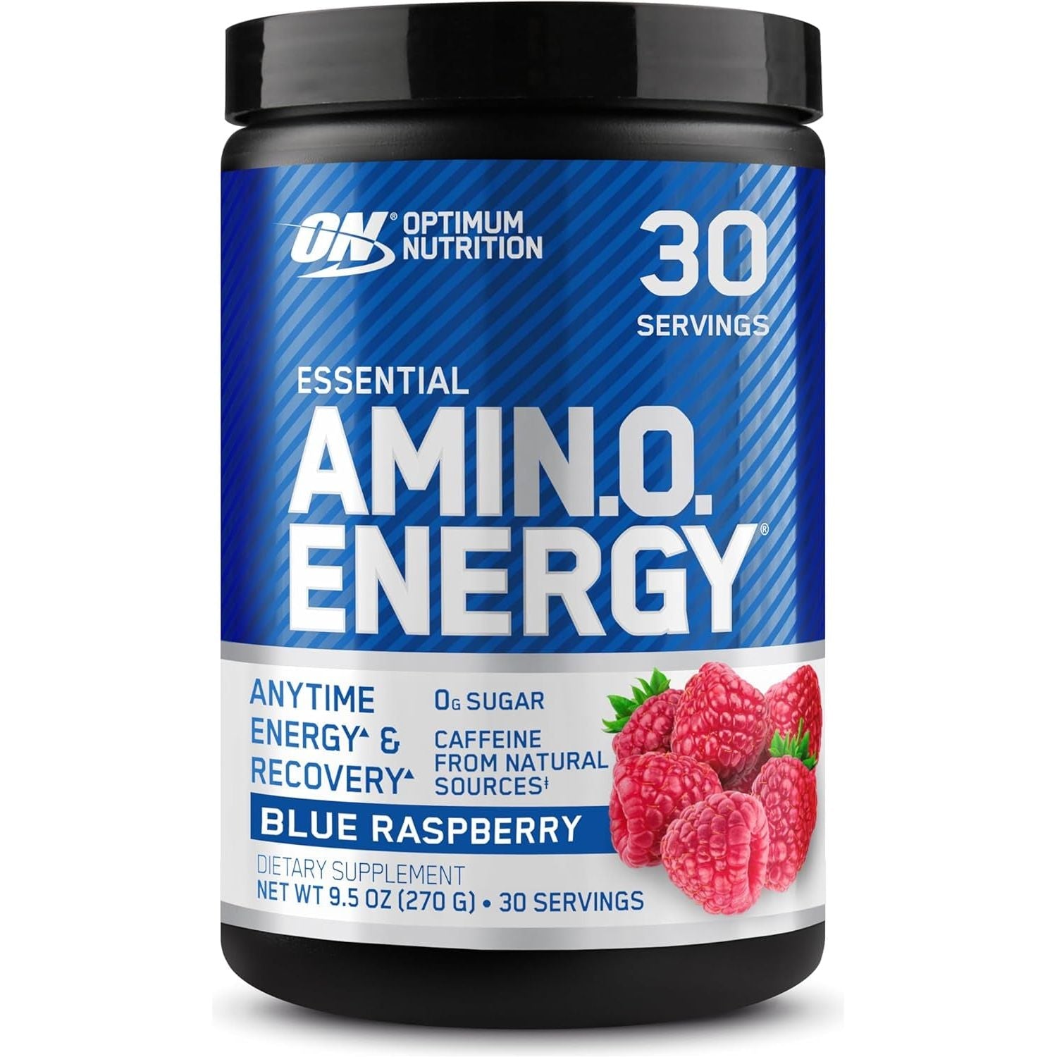 Amino Energy Powder, Blue Raspberry, 270G, 30 Servings