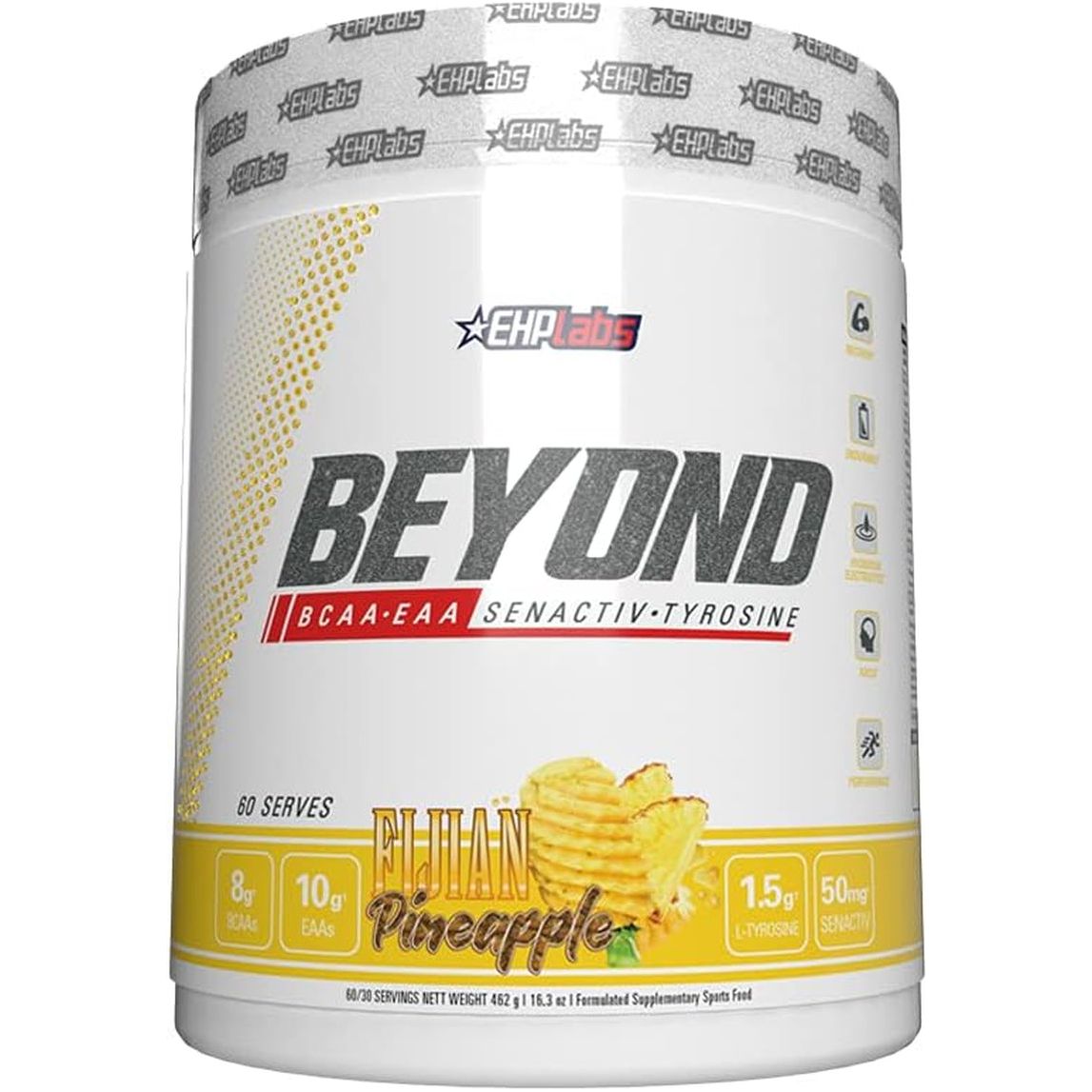 Beyond BCAA + EAA by Ehplabs - 10G of Essential Amino Acids, Assists with Muscle Endurance, Recovery & Fatigue (Peach Candy Rings)