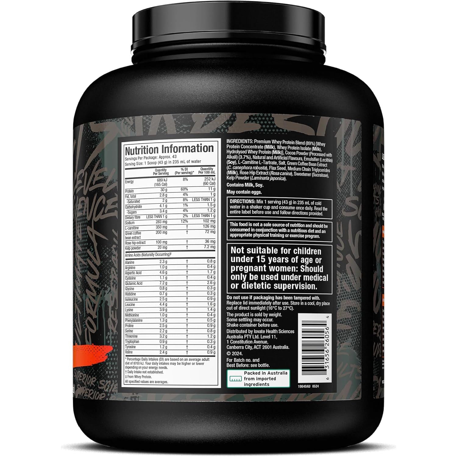 MUSCLETECH - Nitro Tech Ripped Protein Powder - Milk Chocolate - 1.81 Kg