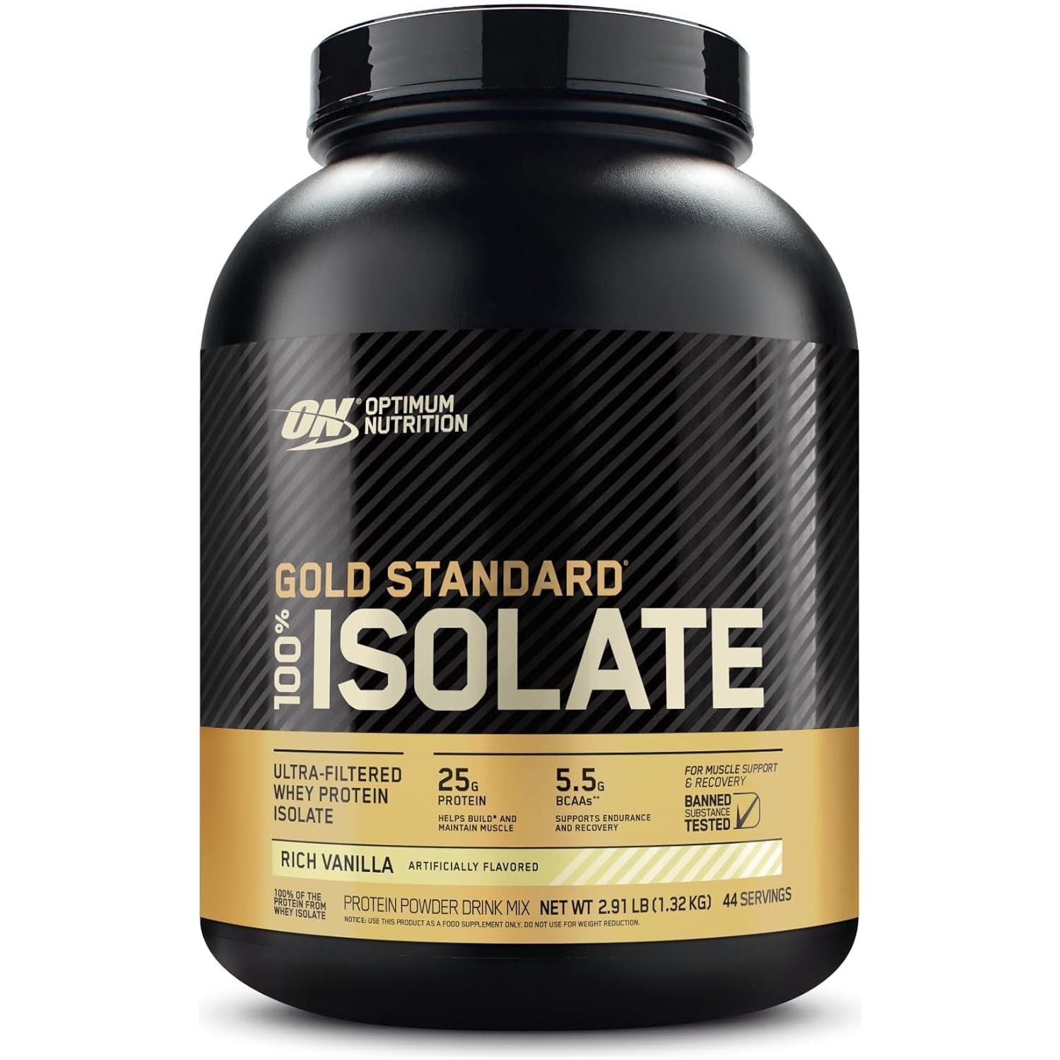 Gold Standard 100% Isolate Protein Powder, Chocolate Flavour, 2.36Kg