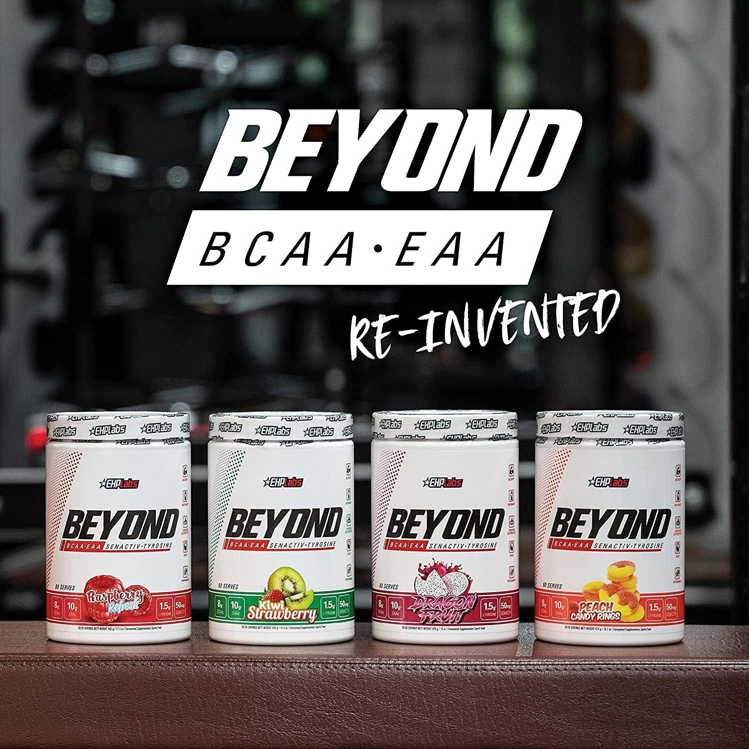EHPLABS - Beyond BCAA + EAA - Essential Amino Acids 10G - Peach Candy Rings