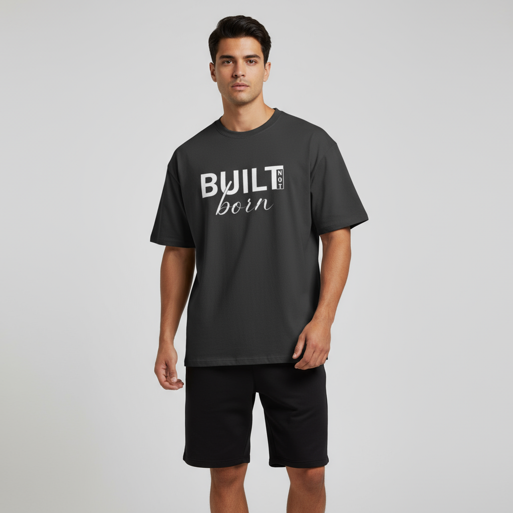 Built Not Born Boxy Oversized T-shirt