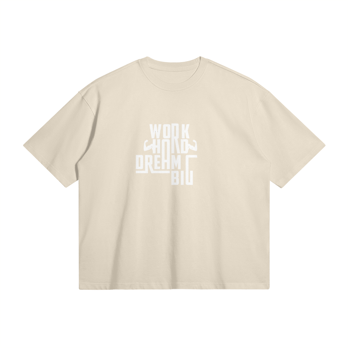 Work Hard Dream Big Boxy Oversized T-shirt