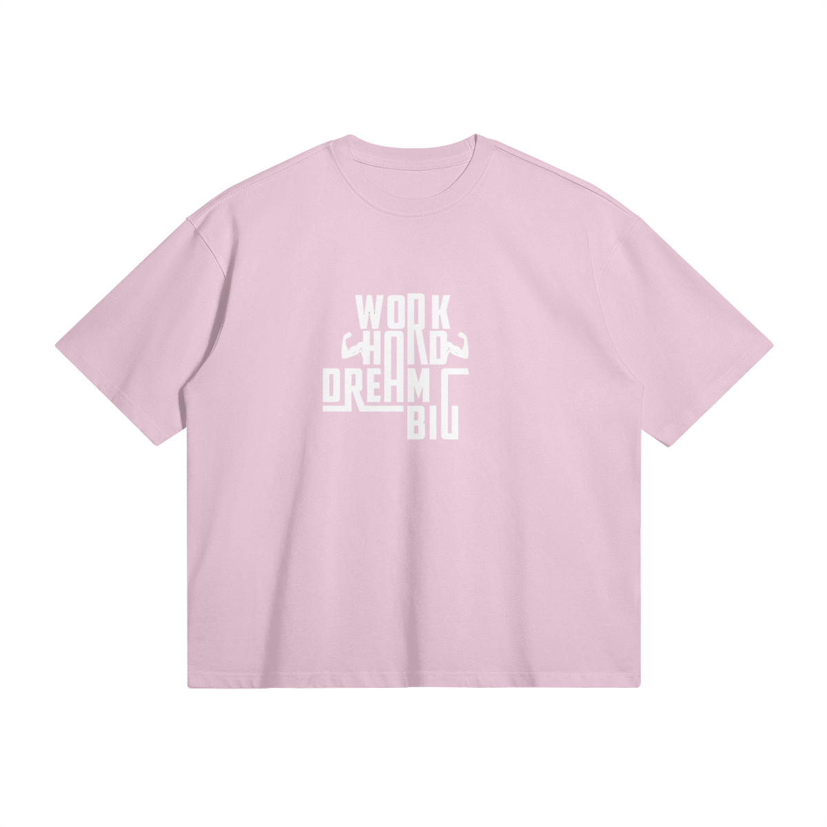 Work Hard Dream Big Boxy Oversized T-shirt