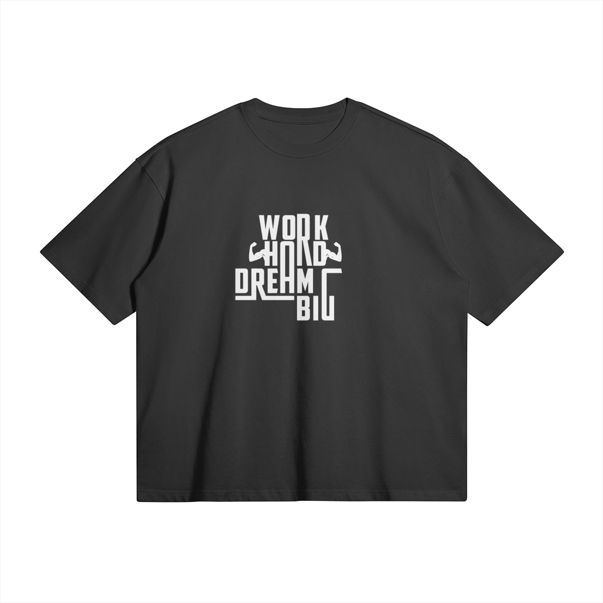 Work Hard Dream Big Boxy Oversized T-shirt