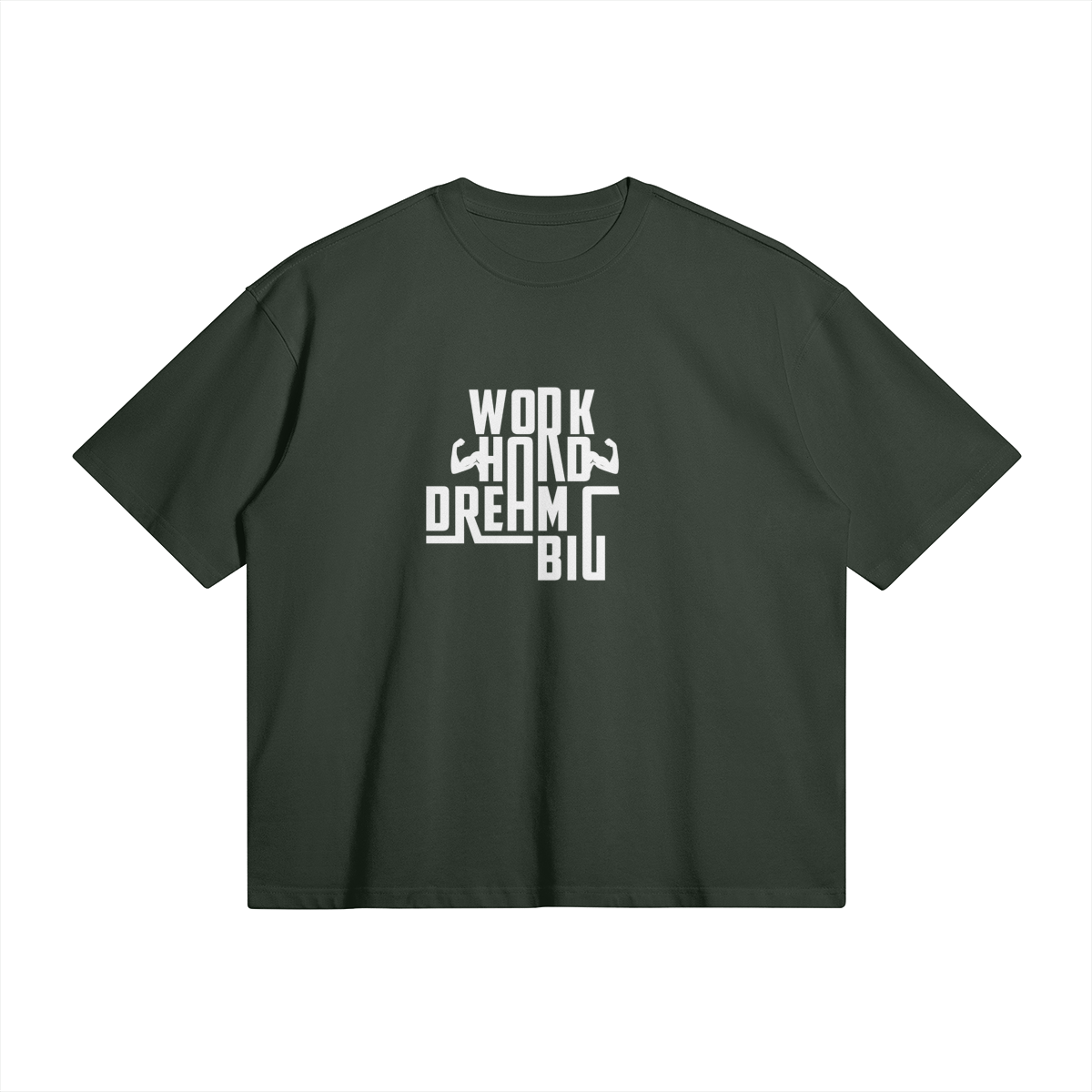 Work Hard Dream Big Boxy Oversized T-shirt