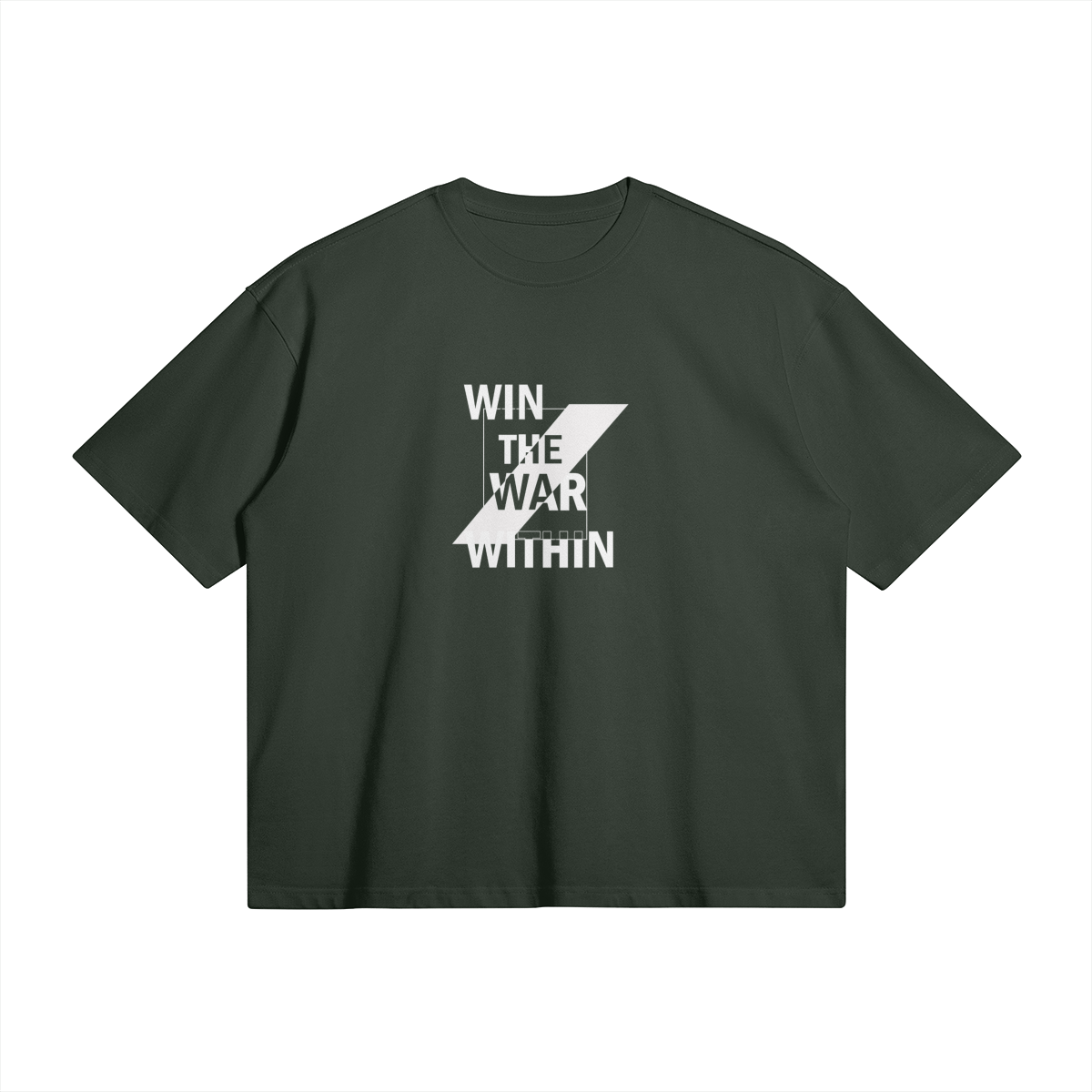 Win The War Within Boxy Oversized T-shirt