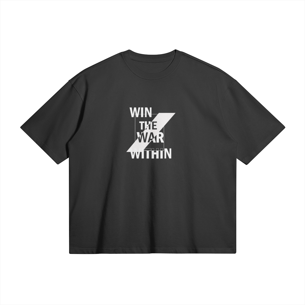 Win The War Within Boxy Oversized T-shirt