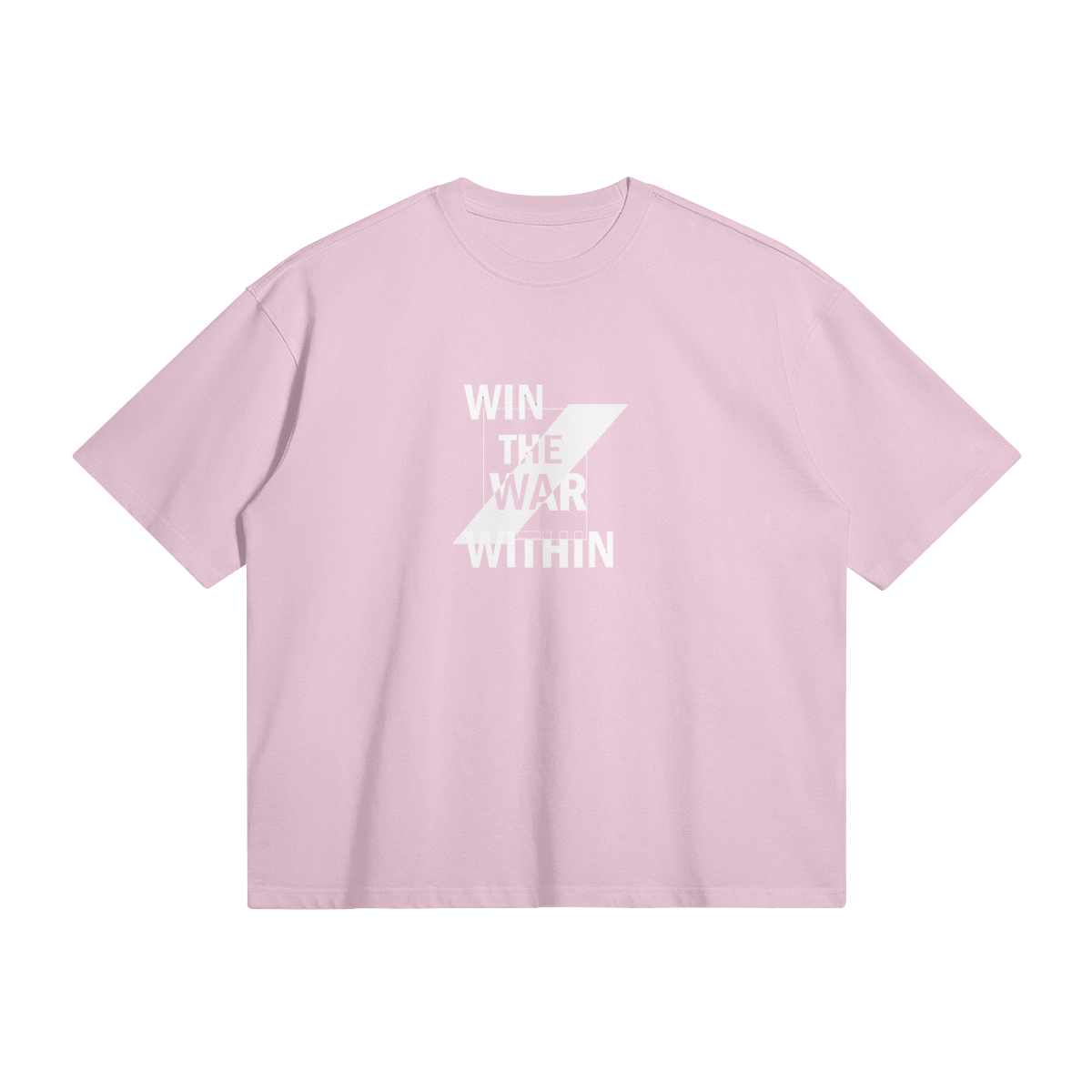 Win The War Within Boxy Oversized T-shirt