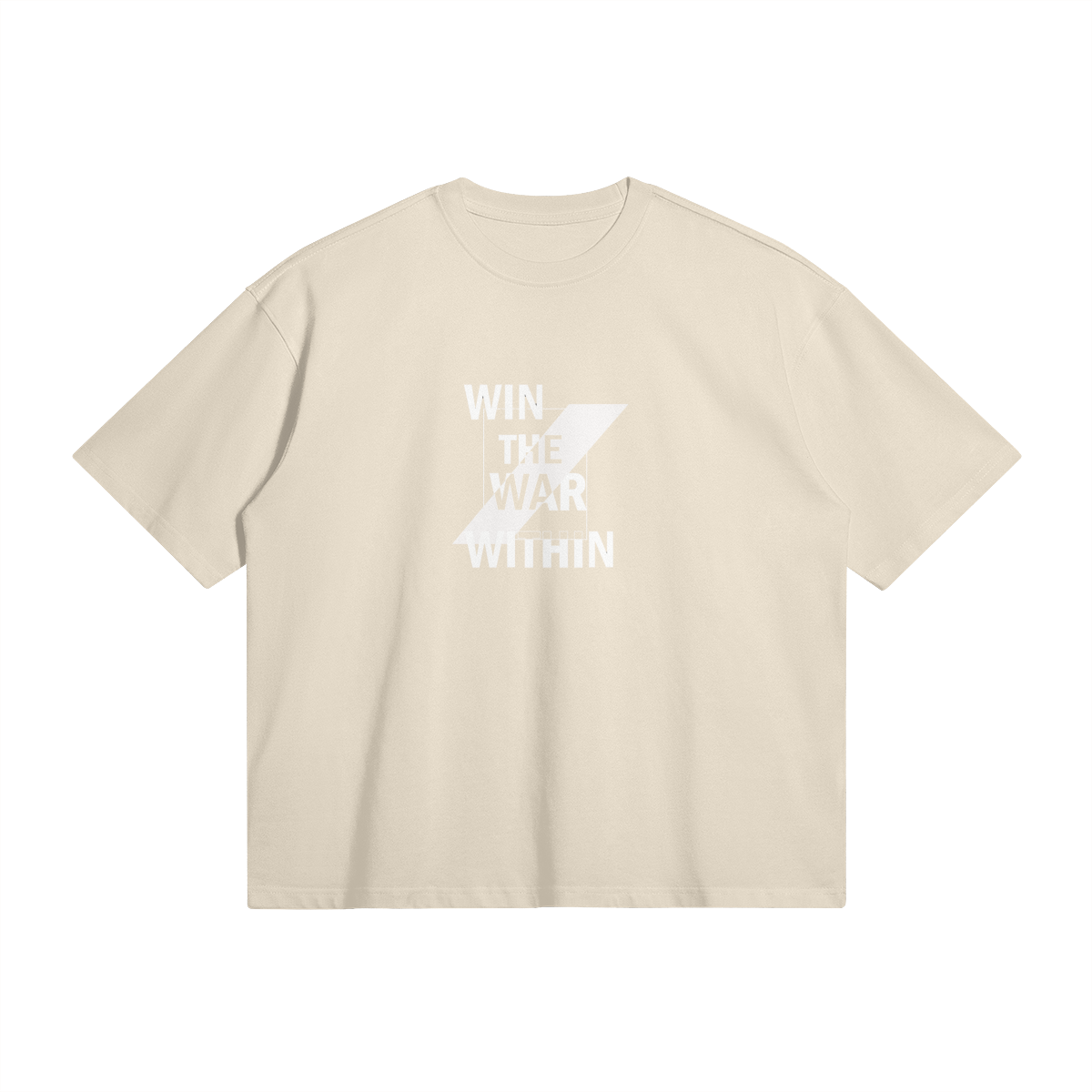 Win The War Within Boxy Oversized T-shirt