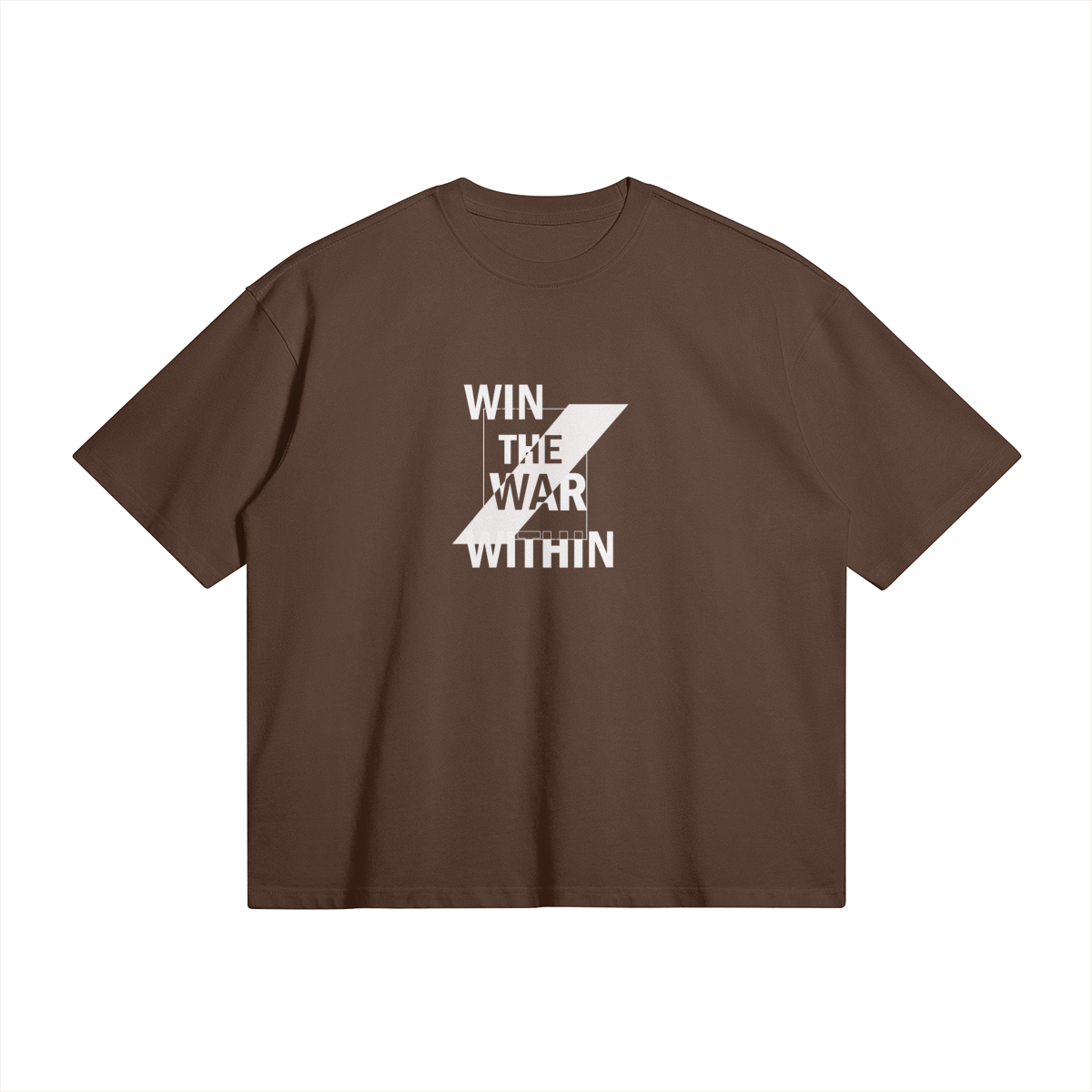 Win The War Within Boxy Oversized T-shirt