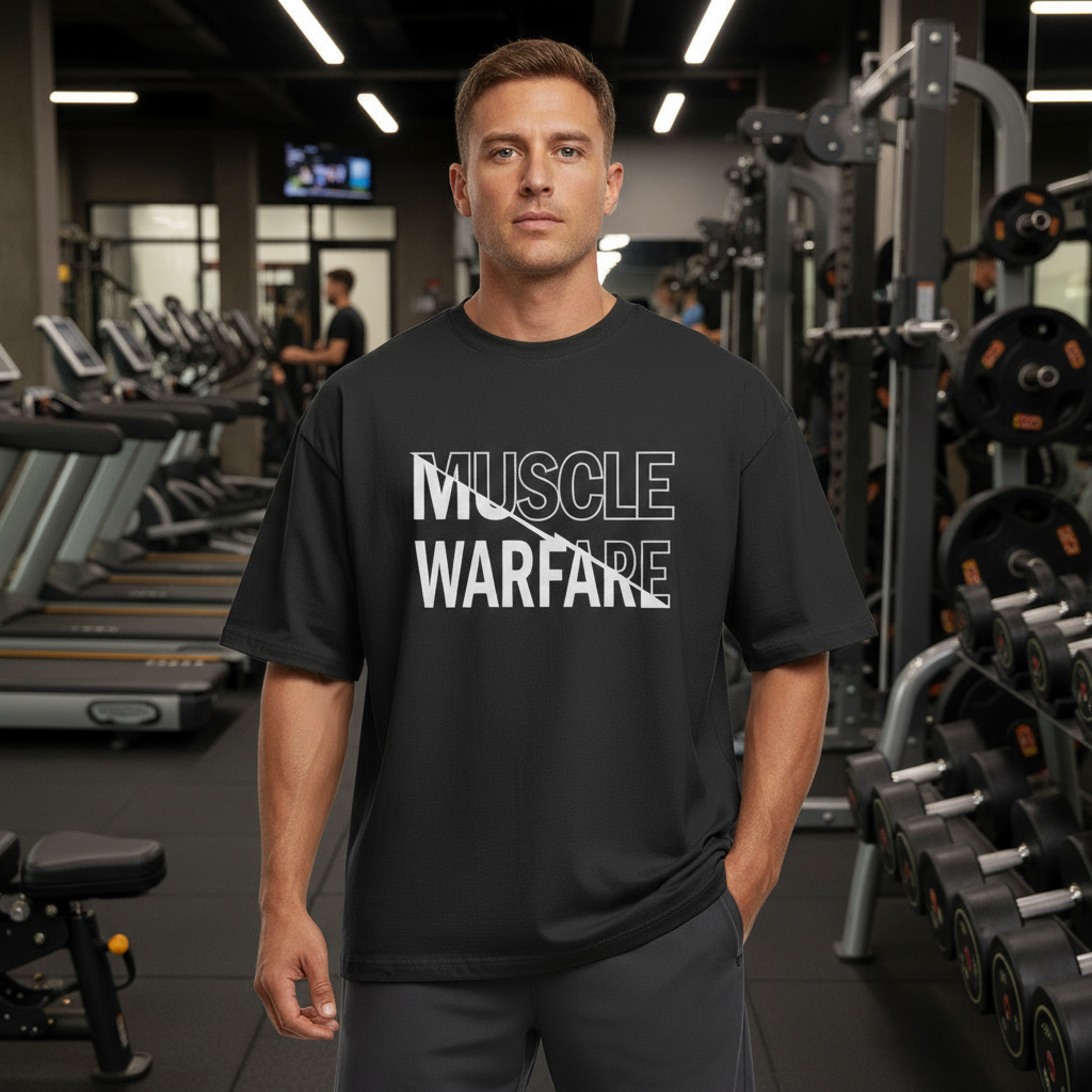 Muscle Warfare Boxy Oversized T-shirt