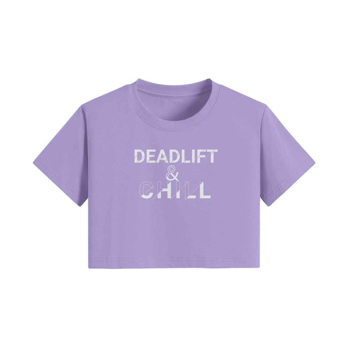Deadlift & Chill Cropped T-shirt