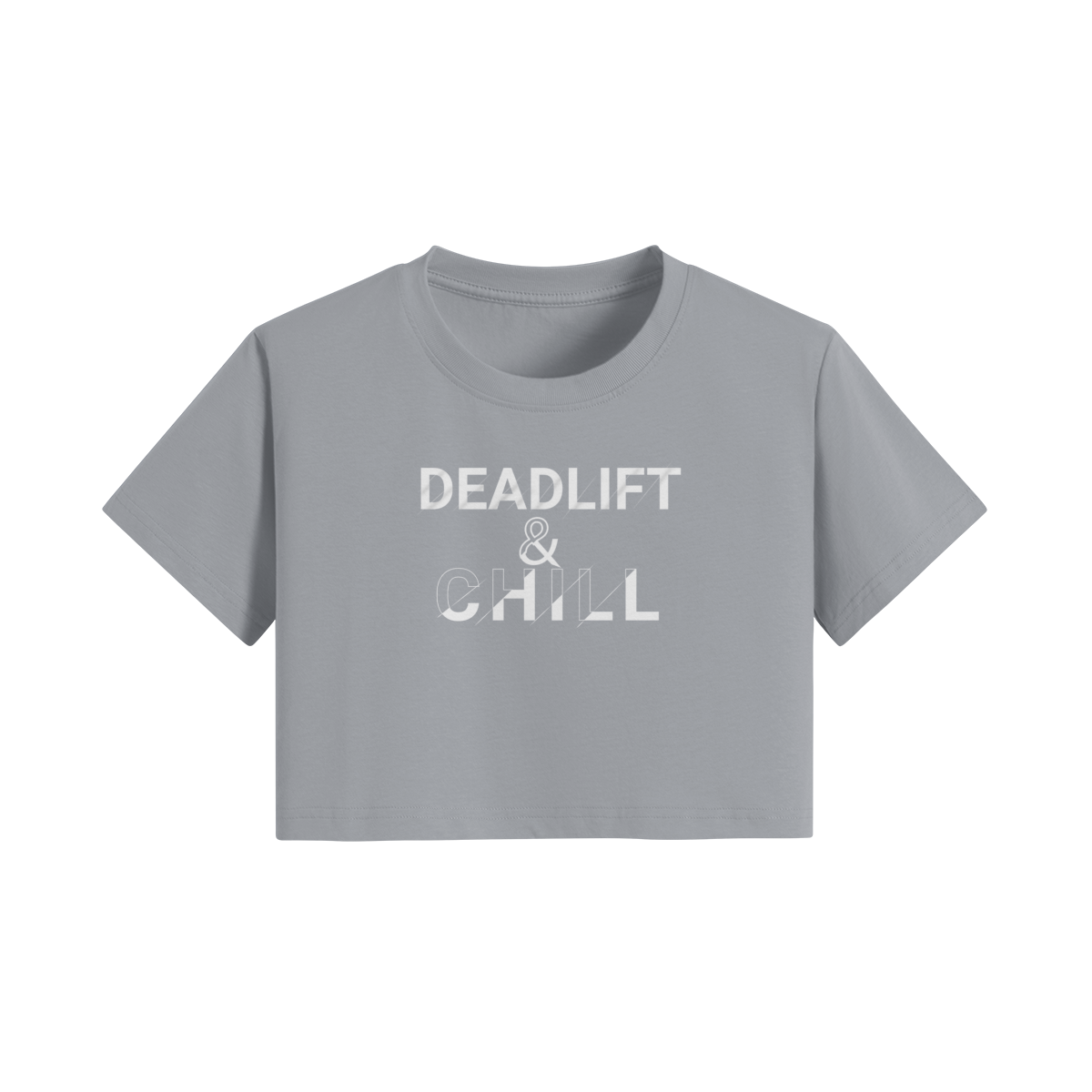 Deadlift & Chill Cropped T-shirt